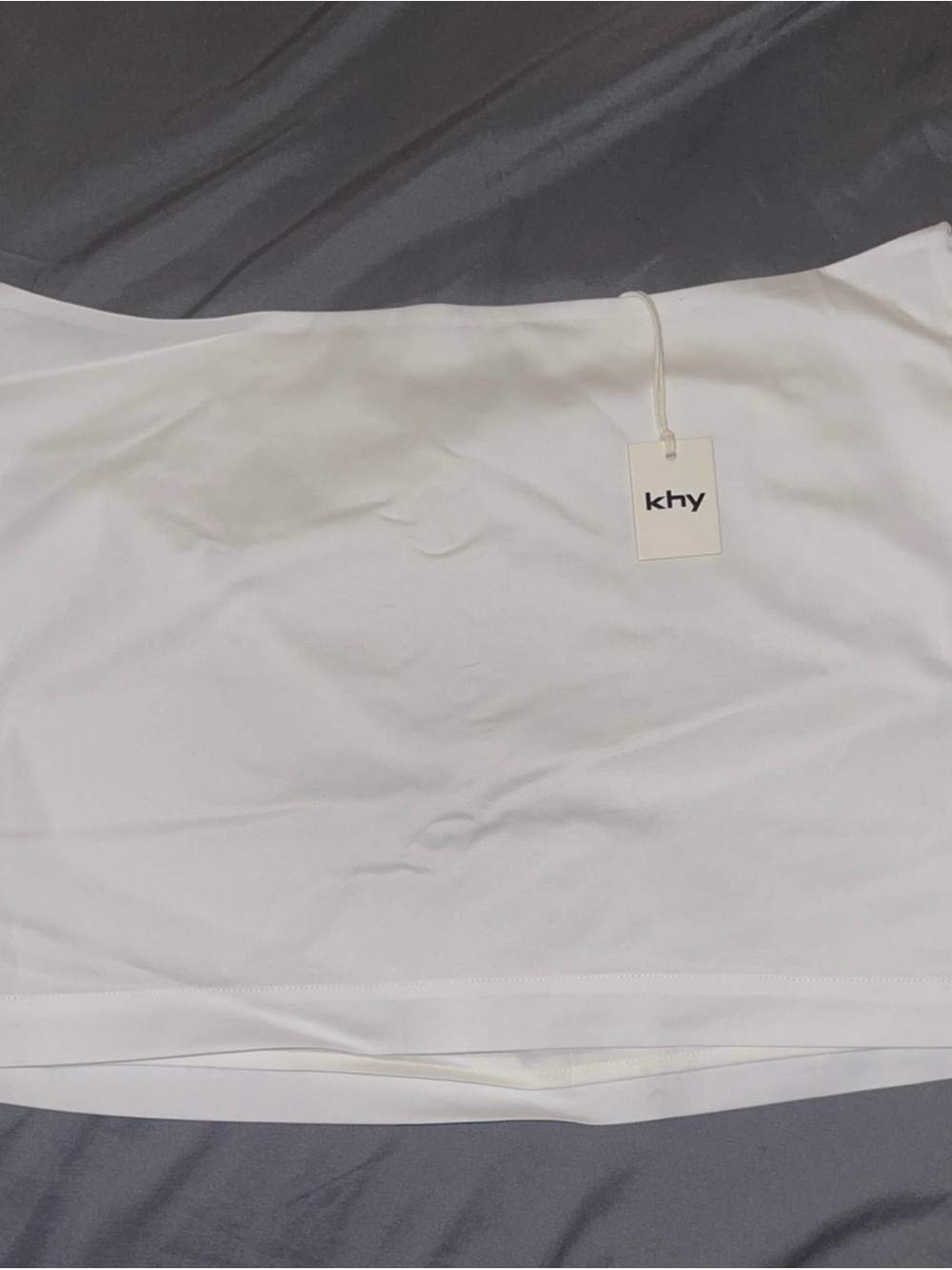 Khy poplin micro mini skirt size (6)